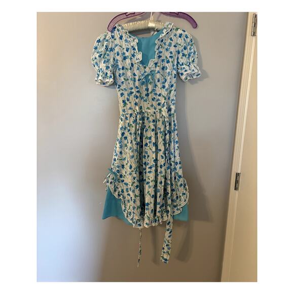 Vintage Partners Please Malco Modes Floral Prairie Style Dress - Picture 1 of 6